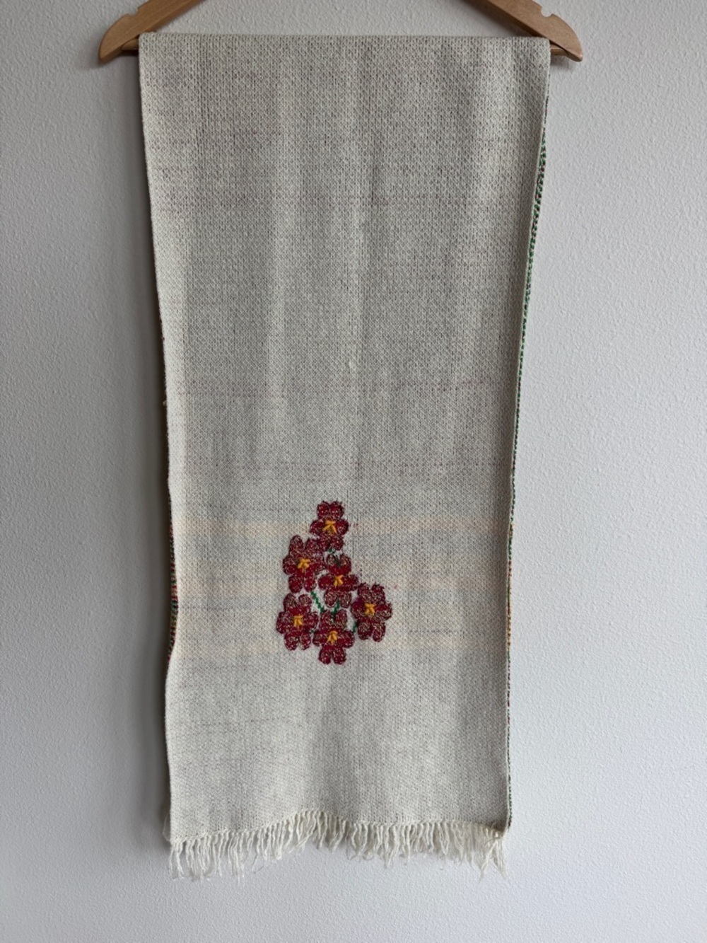 Vintage Nancy Jemio Hand-Knit Floral Dress + Matching Shawl Set - Picture 4 of 4